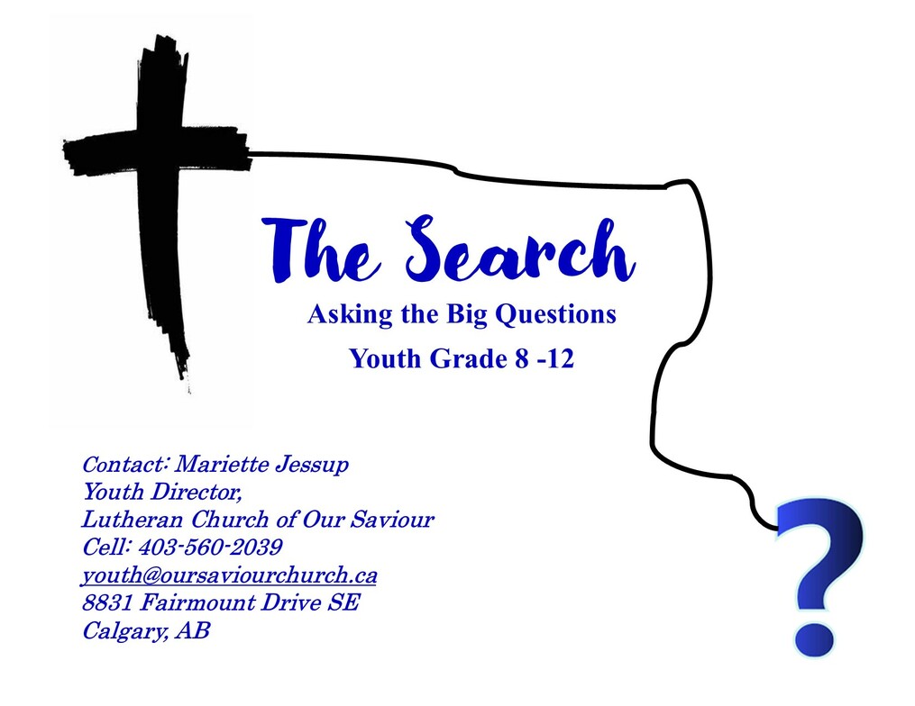 The Search Connect Lutheran Church Of Our Saviour the-search-connect-lutheran-church-of-our-saviour